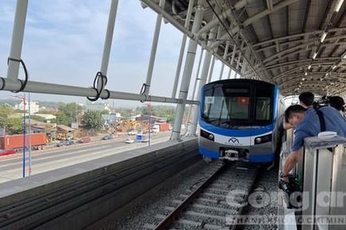 Chạy thử thành công metro Bến Thành – Suối Tiên