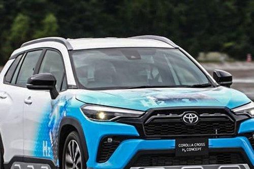Toyota Corolla Cross sử dụng động cơ Hydro chạy thử trên phố