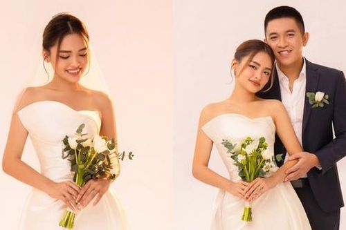 Cặp đôi triệu view trên TikTok hé lộ ảnh cưới, khác hẳn clip hài hước thường ngày