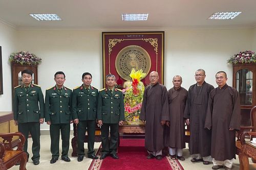 Lâm Đồng: Ban Trị sự Phật giáo tỉnh chúc mừng ngày thành lập Quân đội Nhân dân Việt Nam