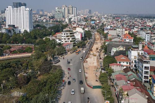 Hà Nội tiếp tục thi công đường 800 tỷ đồng, thông xe đoạn 1 trước Tết