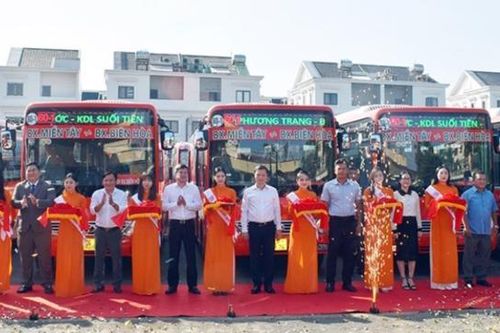 Khai trương 4 tuyến xe buýt kết nối Đồng Nai - TP Hồ Chí Minh