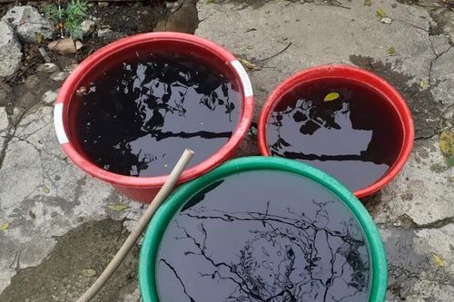 Thanh Hóa: Nước giếng khoan sinh hoạt bất ngờ chuyển màu đen, bốc mùi hôi thối