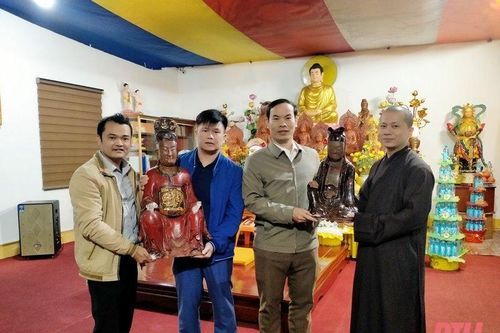 Phá án, bắt giữ đối tượng trộm cắp tượng quý tại chùa