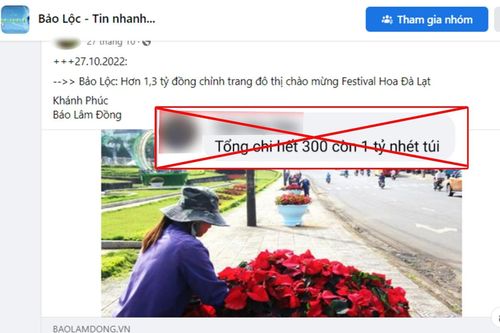 Xử phạt người tung tin 'tổng chi hết 300, còn một tỷ nhét túi'