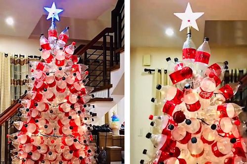 Làm cây thông Noel cao hơn 2 m đón Giáng sinh