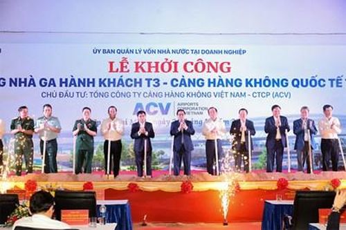 Thủ tướng Chính phủ Phạm Minh Chính phát lệnh khởi công xây dựng Nhà ga T3, Cảng hàng không Quốc tế Tân Sơn Nhất