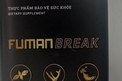 Thu hồi thực phẩm FUMANBREAK dành cho phái mạnh vì chứa chất cấm