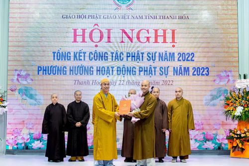 Thanh Hóa: Ban Trị sự GHPGVN tỉnh tổng kết công tác Phật sự năm 2022