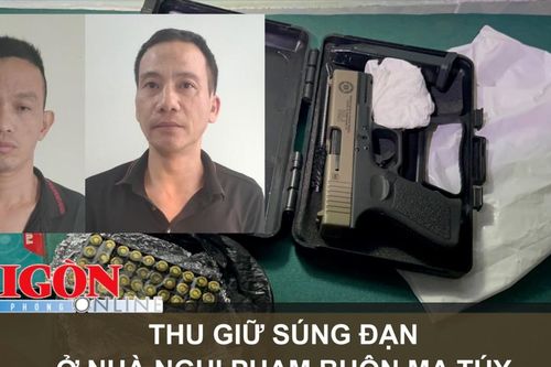 Thu giữ súng đạn ở nhà nghi phạm buôn ma túy
