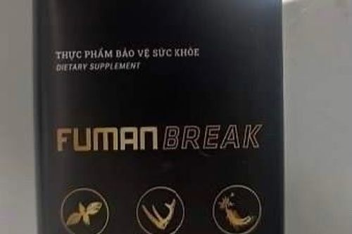 Cảnh báo thực phẩm bảo vệ sức khỏe FUMANBREAK có chứa chất cấm