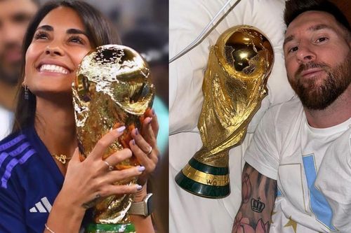 Mê khoe Cúp vàng đến quên vợ con, Messi khiến vợ hờn dỗi