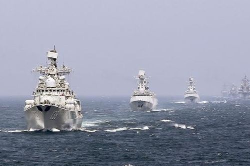 Nga - Trung Quốc tập trận trên biển Hoa Đông