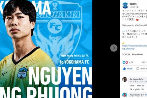 Công Phượng 'gây bão' tại Nhật Bản trong ngày gia nhập Yokohama FC