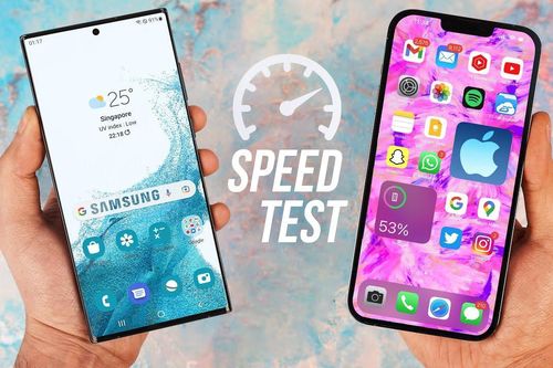 Test tốc độ 5G trên Samsung S22 Ultra và iPhone 13 Pro Max