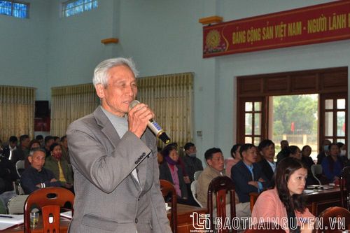 Cử tri xã Úc Kỳ kiến nghị nhiều vấn đề với đại biểu HĐND tỉnh và huyện Phú Bình