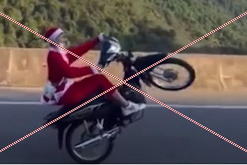 'Ông già Noel' bốc đầu xe máy sa lưới và loạt hệ quả