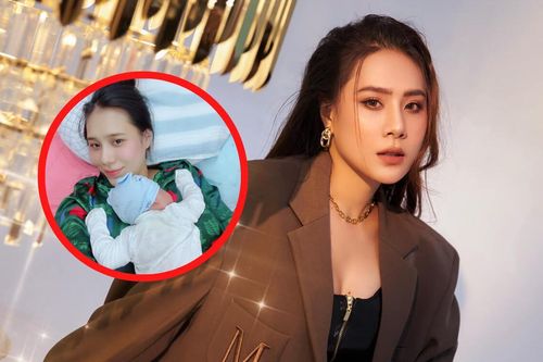 Hồ Bích Trâm sụt 10 kg sau khi sinh quý tử, hốc hác trông thấy