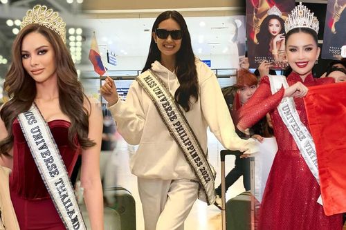 Các mỹ nhân Châu Á 'xuất quân' đến Miss Universe: Philippines không ai tiễn, Thái - Việt náo loạn sân bay