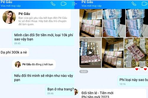 Nở rộ dịch vụ đổi tiền lẻ dịp cuối năm