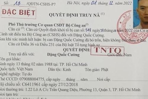 Truy nã hai kẻ cầm đầu đường dây đánh bạc hàng ngàn tỷ đồng
