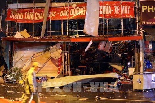 Vụ cháy nổ làm ba người bị bỏng ở Hà Nội: Do sử dụng bếp ga để ăn lẩu