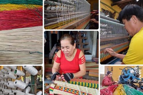 Làng chiếu 'chạy' hết công suất để cung ứng thị trường Tết