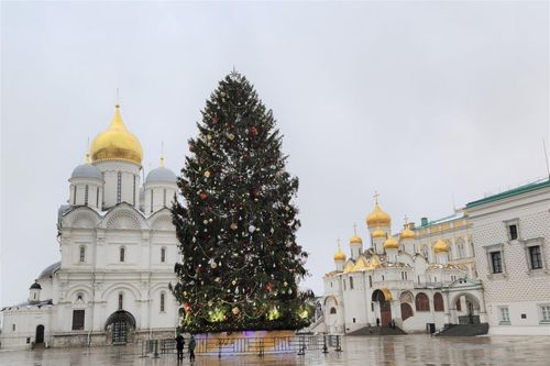 Cây thông Năm mới 2023 ở thủ đô Moskva