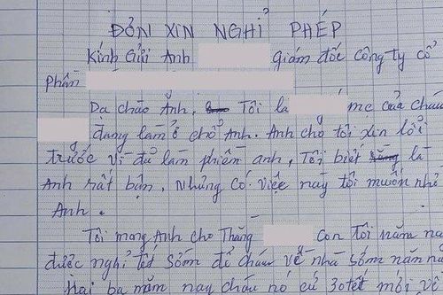 Sự thật đằng sau 'Lá thư xin nghỉ phép cho con' khiến cộng đồng mạng ngậm ngùi