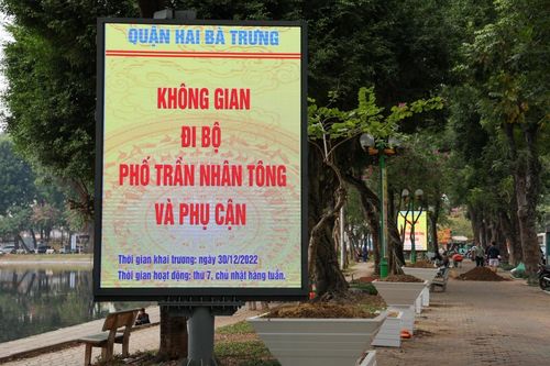 Cận cảnh tuyến phố đi bộ mới sắp đưa vào hoạt động ở Hà Nội