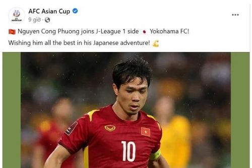 Công Phượng nhận 'quà' của AFC trước khi sang Nhật thi đấu