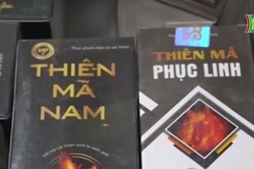 Hà Nội: Triệt phá nhóm sản xuất thực phẩm chức năng giả