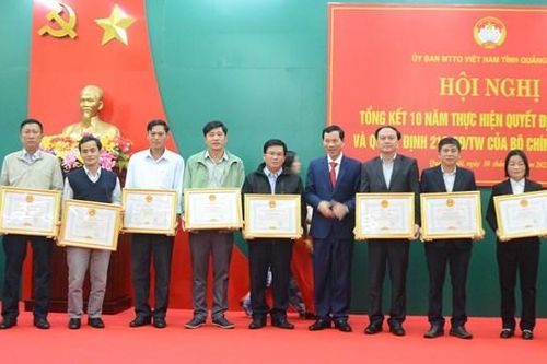 Quảng Ngãi: Tổng kết 10 năm thực hiện Quyết định số 217 và 218 của Bộ Chính trị