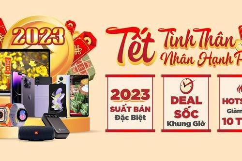 Kích cầu dịp Tết Dương lịch, điện thoại, phụ kiện công nghệ giảm sâu
