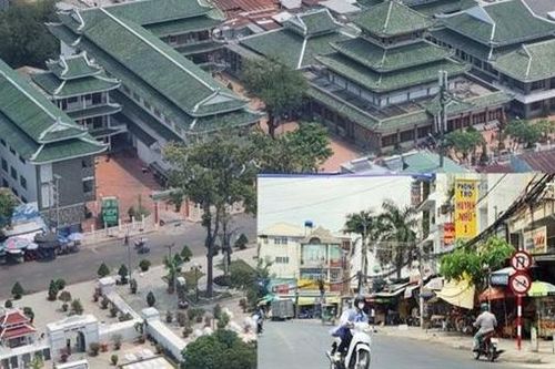 Tháo dỡ biển cấm xe bất hợp lý tại khu vực Miếu Bà Chúa Xứ núi Sam như Báo CAND phản ánh