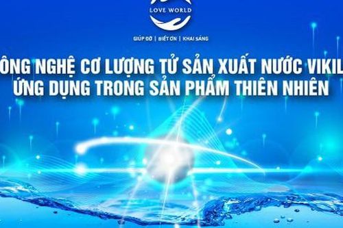 Nước Vikill - Ứng dụng sản xuất sản phẩm thiên nhiên