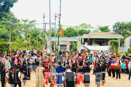 Lễ hội mừng lúa mới của đồng bào Xơ Đăng tại Đắk Lắk
