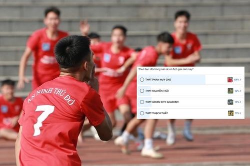 CĐV tin đội nào vô địch giải bóng đá học sinh THPT Hà Nội 2022?