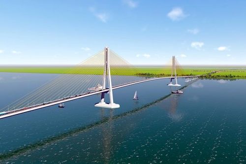 Đầu tư xây dựng cầu Đại Ngãi vượt sông Hậu nối Trà Vinh và Sóc Trăng