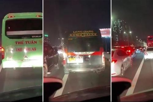 Hàng dài ô tô 'cướp đường' xe cứu thương trên cao tốc Pháp Vân – Cầu Giẽ