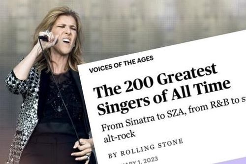 Celine Dion vắng mặt trong danh sách 200 ca sĩ vĩ đại nhất mọi thời đại của Rolling Stone