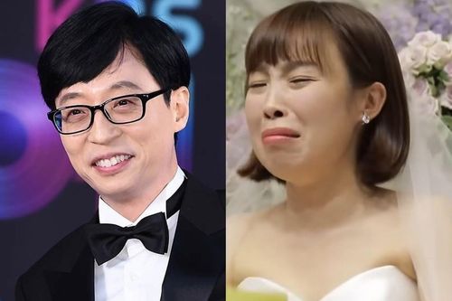 Diễn viên hài bật khóc khi MC Yoo Jae Suk dự lễ cưới