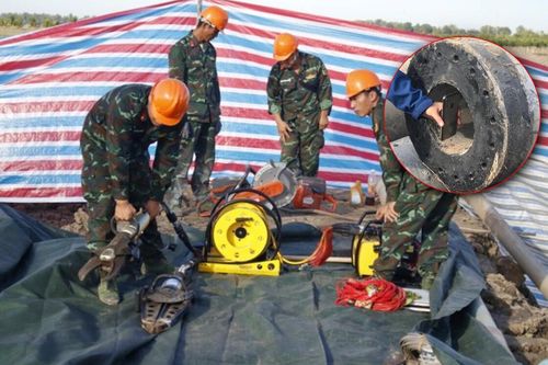Bé kẹt trong trụ bê tông chuyên dụng: Triển khai cắt cưa thử, khi áp thực tế sẽ rút ngắn thời gian