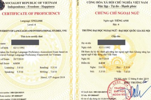 Chứng chỉ tiếng Anh nội lép vế trong cuộc đua xét tuyển đại học
