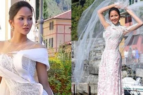 Lộ ảnh H'Hen Niê diện váy cưới hậu bị soi đi du lịch Châu Âu cùng bạn trai?