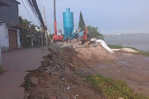 An Giang xử lý khu vực sạt lở trên Quốc lộ 91