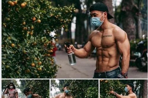 Trai đẹp cởi 6 múi cuồn cuộn bán quất gây bão mạng