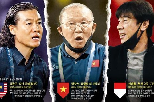 Báo Hàn Quốc phấn khích với 3 huấn luyện viên xứ Kim chi vào bán kết AFF Cup