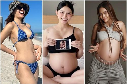 Mâu Thủy, Phương Trinh Jolie khoe sắc vóc khỏe khắn, rạng rỡ trong thai kỳ