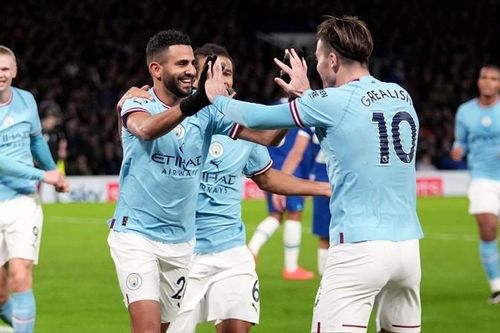 'Siêu dự bị' Mahrez giúp Man.City rời Chelsea trong chiến thắng